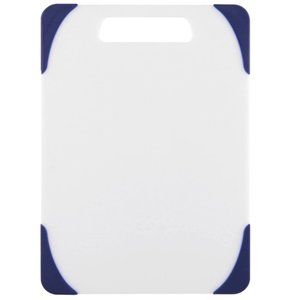 Royal Blue Nonslip Small Plastic Cutting Board 7.75x11.25-Inch